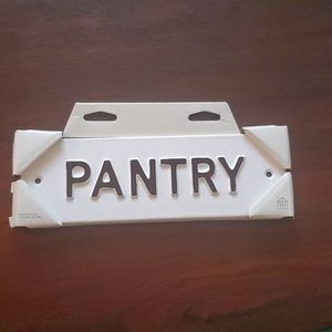 Pantry' Wall Sign White/Black - Hearth & Hand with Magnolia